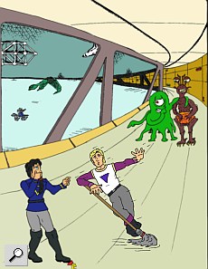 Space Quest Scene (Color)