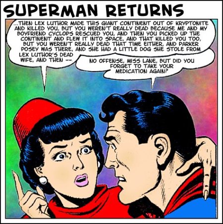 Warning the following comic contains spoilers for Superman Returns
