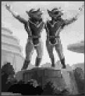 Two Guys Statue